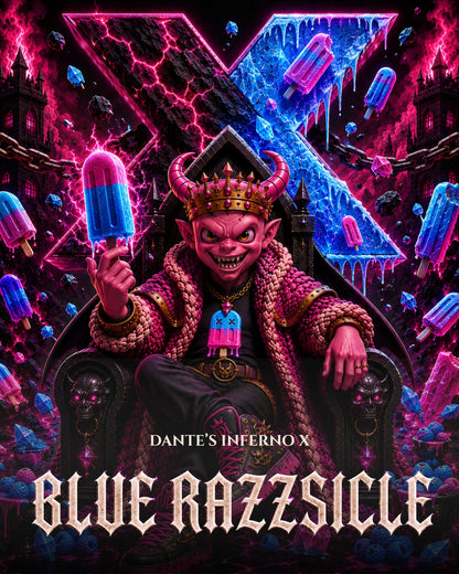 Covermotiv von Dante’s Inferno × Blue Razzsicle bei SEEDPOPPERS