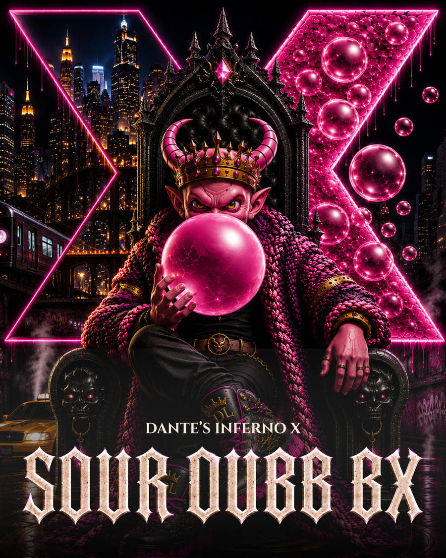 Covermotiv von Dante’s Inferno × Sour Dubb BX bei SEEDPOPPERS