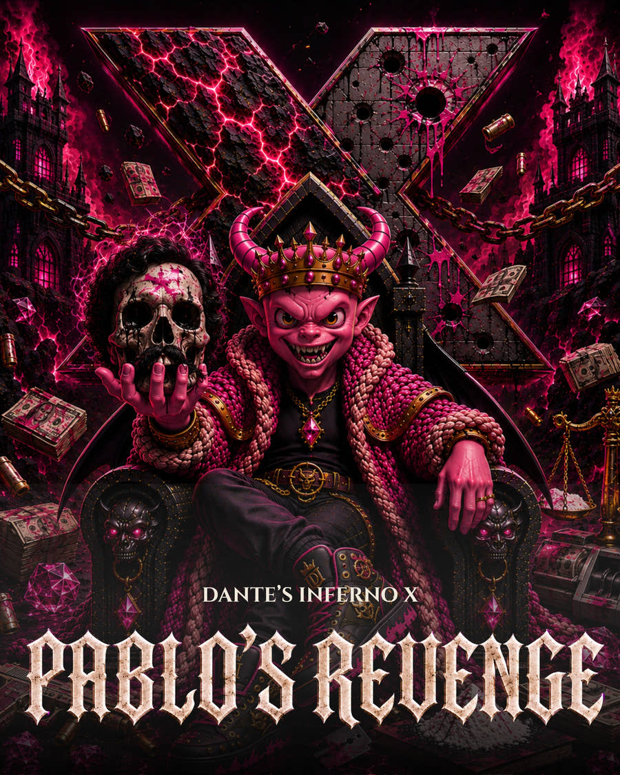 Covermotiv von Dante’s Inferno × Pablo’s Revenge bei SEEDPOPPERS