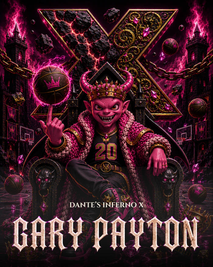 Covermotiv von Dante’s Inferno × Gary Payton bei SEEDPOPPERS