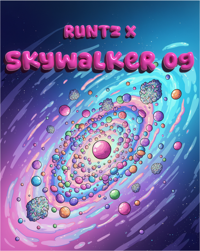 Runtz x Skywalker OG Illustration  - SEEDPOPPERS