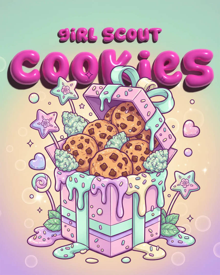 Girl Scout Cookies Auto Illustration – Genetik & Wuchsform