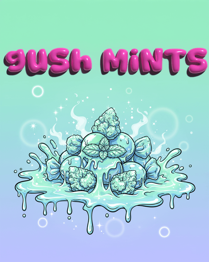 Gush Mints Illustration – Genetik & Wuchsform
