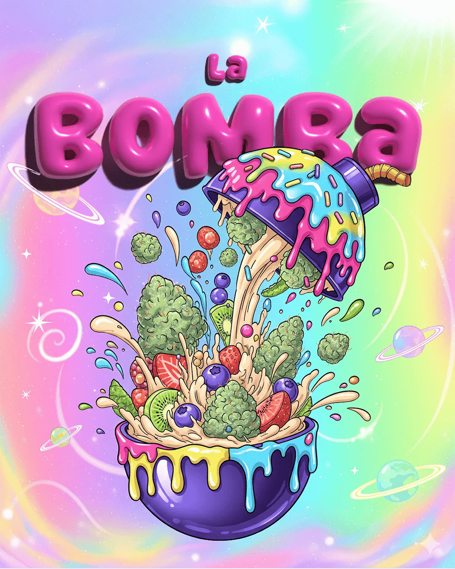 La Bomba Illustration – Genetik & Wuchsform