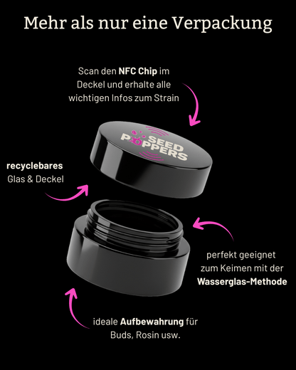 Spritzer im Premium Glas-Tiegel mit NFC-Siegel