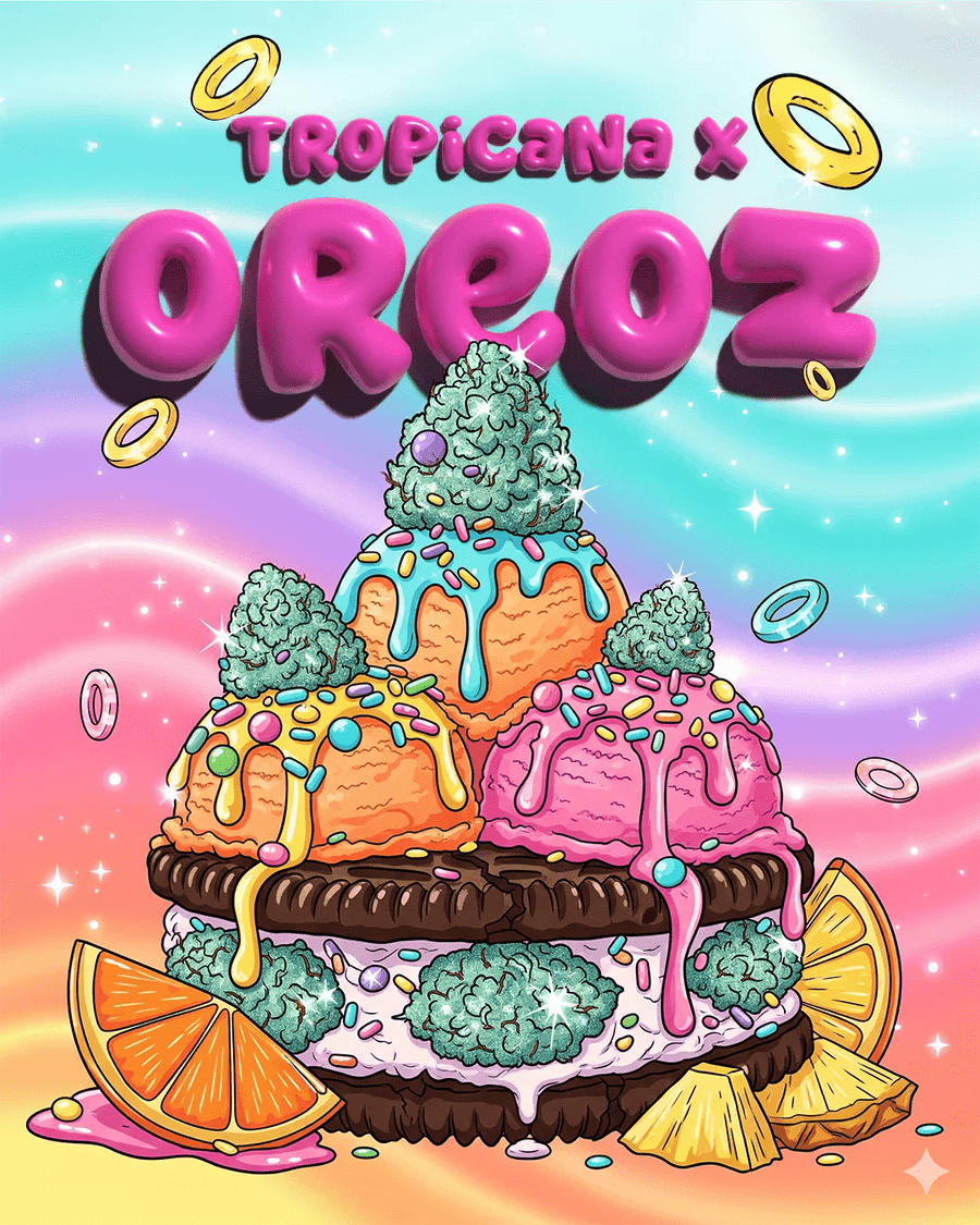 Tropicana x Oreoz Illustration – Genetik & Wuchsform